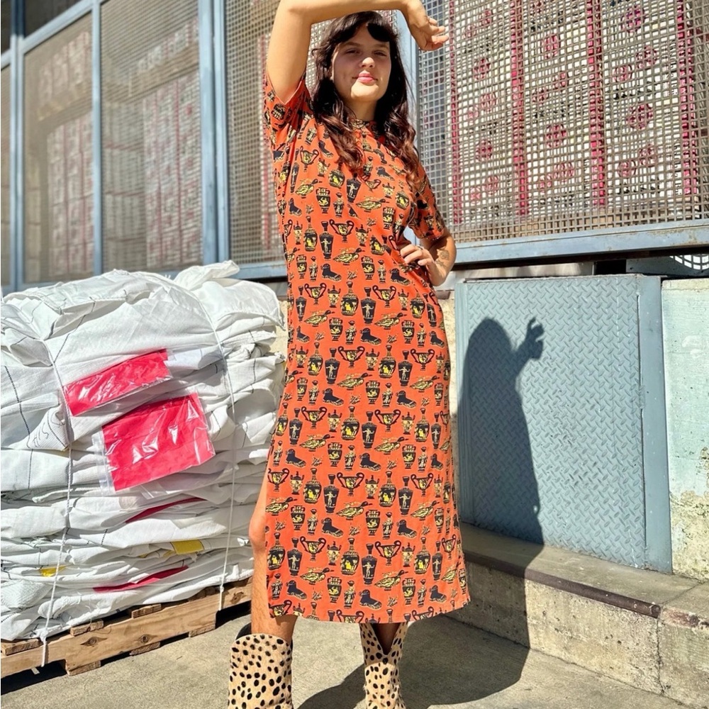 Nooworks Jersey Maxi Dress Pots NWT